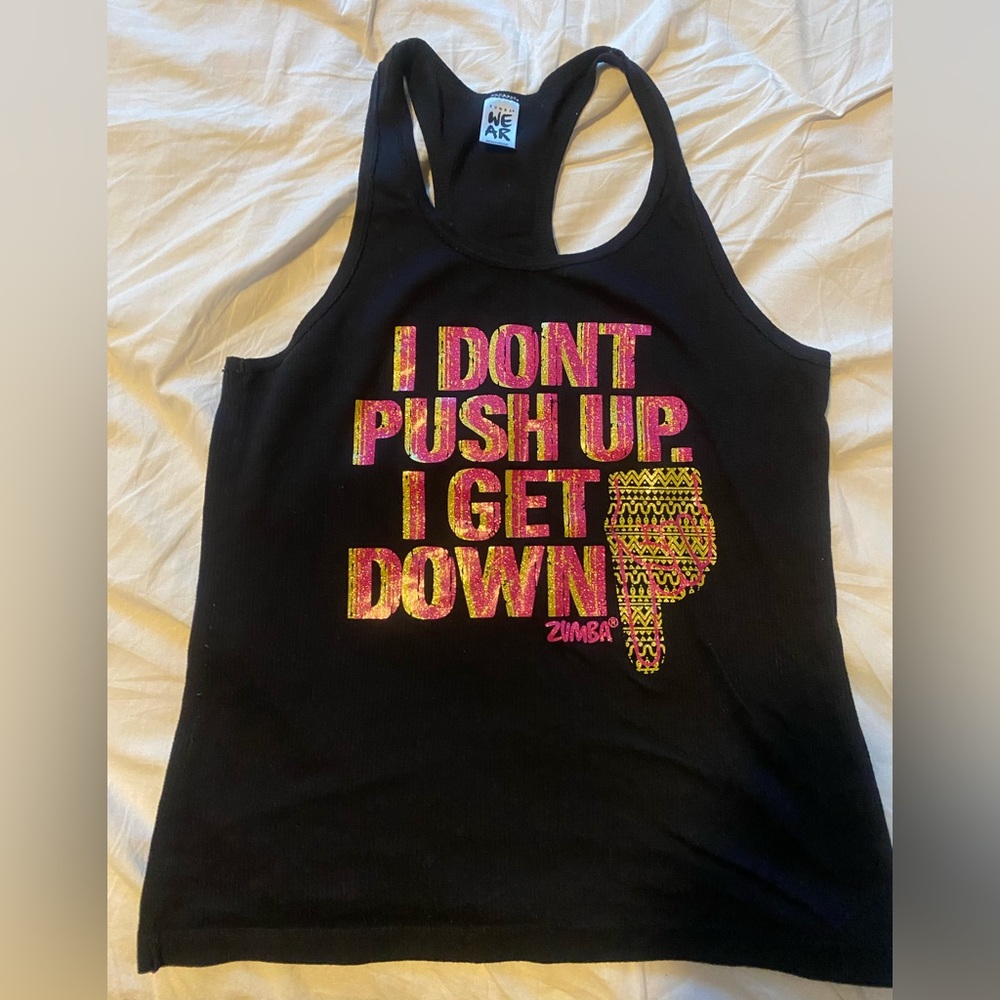Good condition Zumba Fitness tank, like new